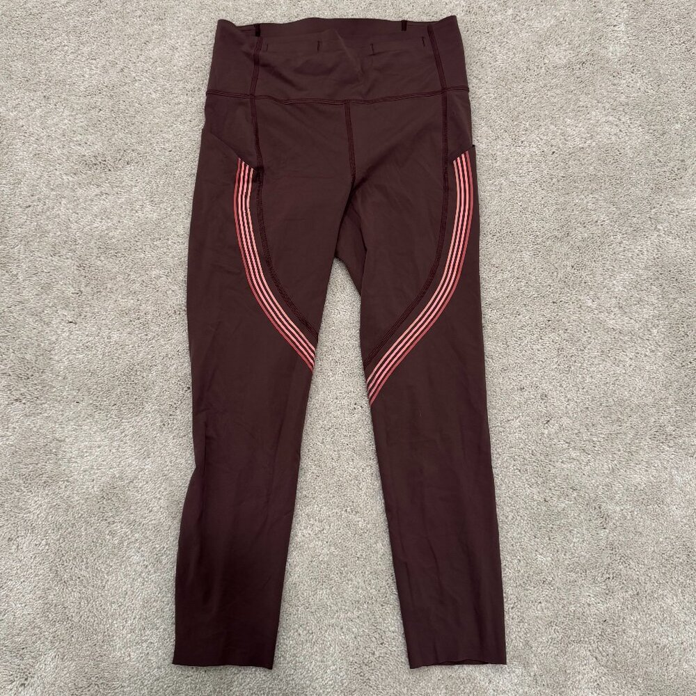 Lululemon running crop leggings, size 6/8